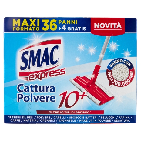 Smac expess Cattura Polvere 10+ Panni 36+4 pz